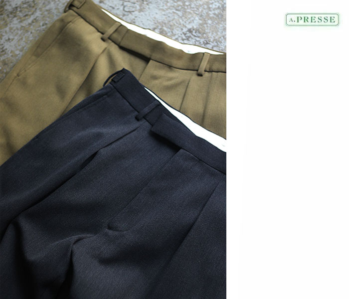 パンツ A.PRESSE/BritishMilitaryDressTrousers A.PRESSE（アプレッセ）ブリティッシュ ミリタリー ドレストラウザーパンツ