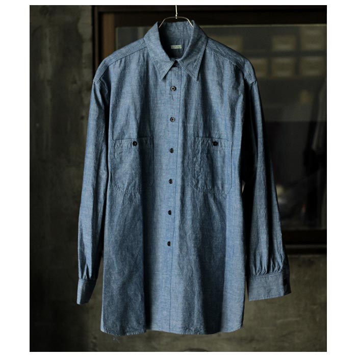 アプレッセ A.PRESSE Washed Chambray Shirt | nate-hospital.com