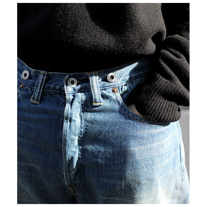 A.PRESSE ウォッシュドデニムパンツ 38 A.PRESSE No.22 Washed Wide Denim Pants アプレッセ ウォッシュ