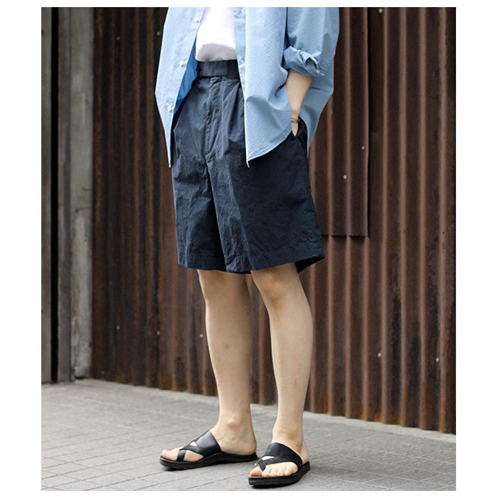 A.PRESSE(アプレッセ) Weather Cloth Shorts アプレッセ A.PRESSE ハイ デンシティ ウェザークロス ショーツ High