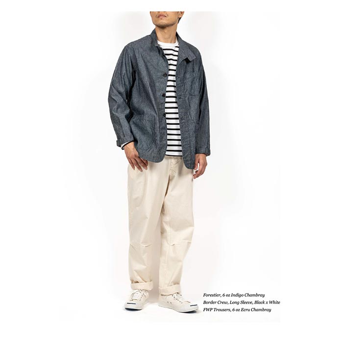 ワーカーズ WORKERS シャンブレー フォレスティエール ジャケット (2401-FORESTIER-CH)