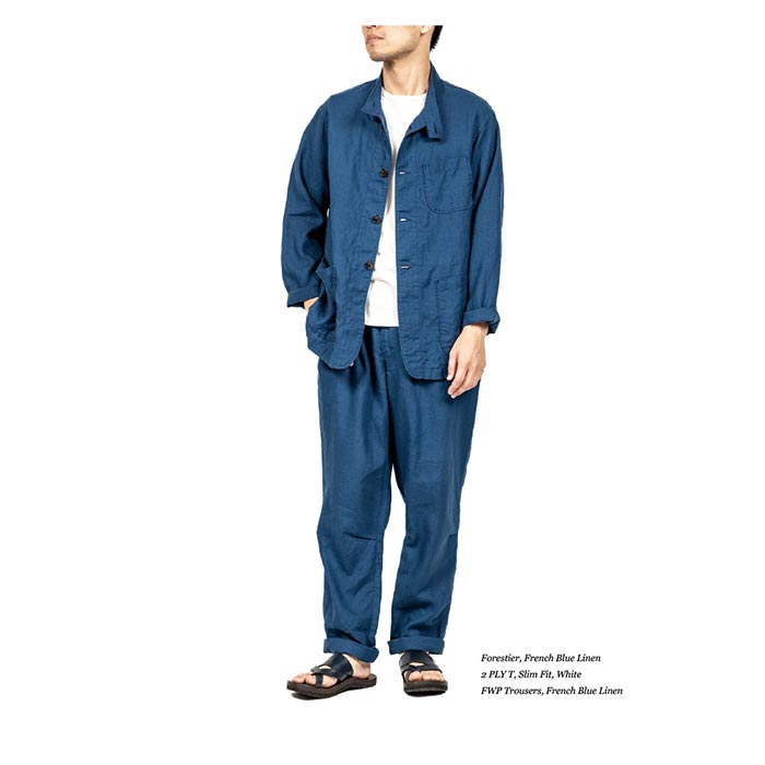workers リネンジャケット ワーカーズ WORKERS リネン フォレスティエール ジャケット