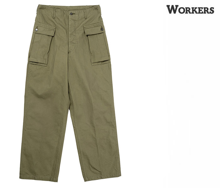 ワーカーズ WORKERS M-43 トラウザーズ (2403-AKA-M43) : アンド
