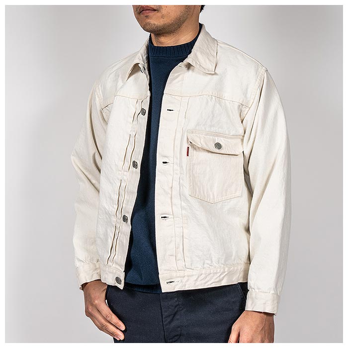 20%OFF セール ワーカーズ WORKERS 1st デニムジャケット ホワイト