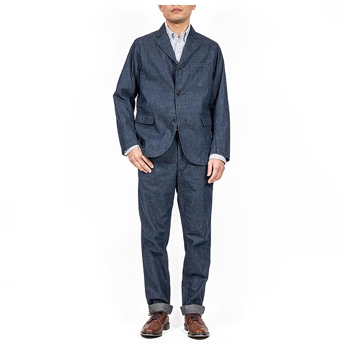 WORKERS & Co. ラウンジジャケット サイズ40 ラウンジジャケット ネイビーチノ Lounge Jacket Navy Chino