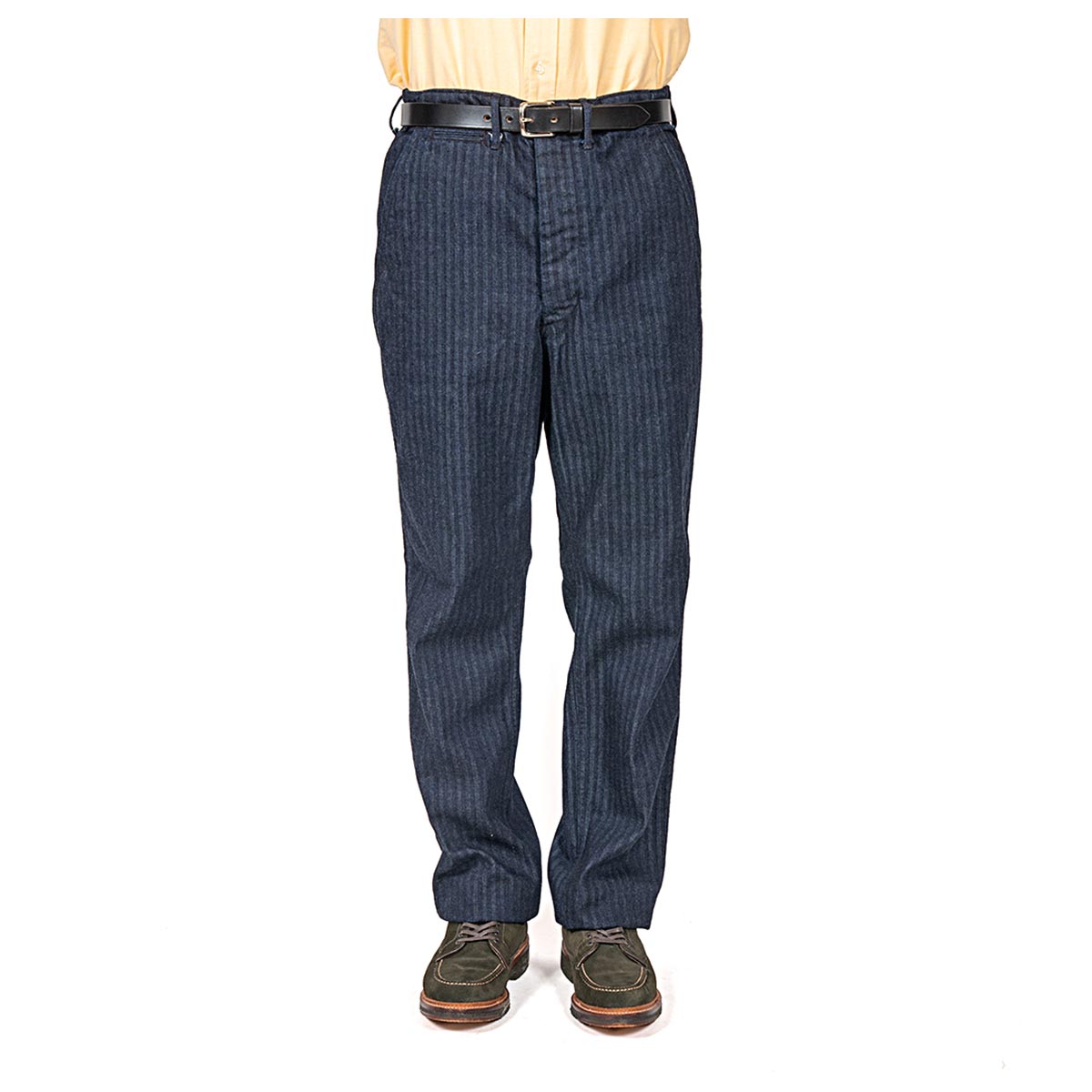 新品　WORKERS オフィストラウザー　ライトブラウコーディロイ　34 ワーカーズ WORKERS インディゴヘリンボーン オフィサー トラウザー