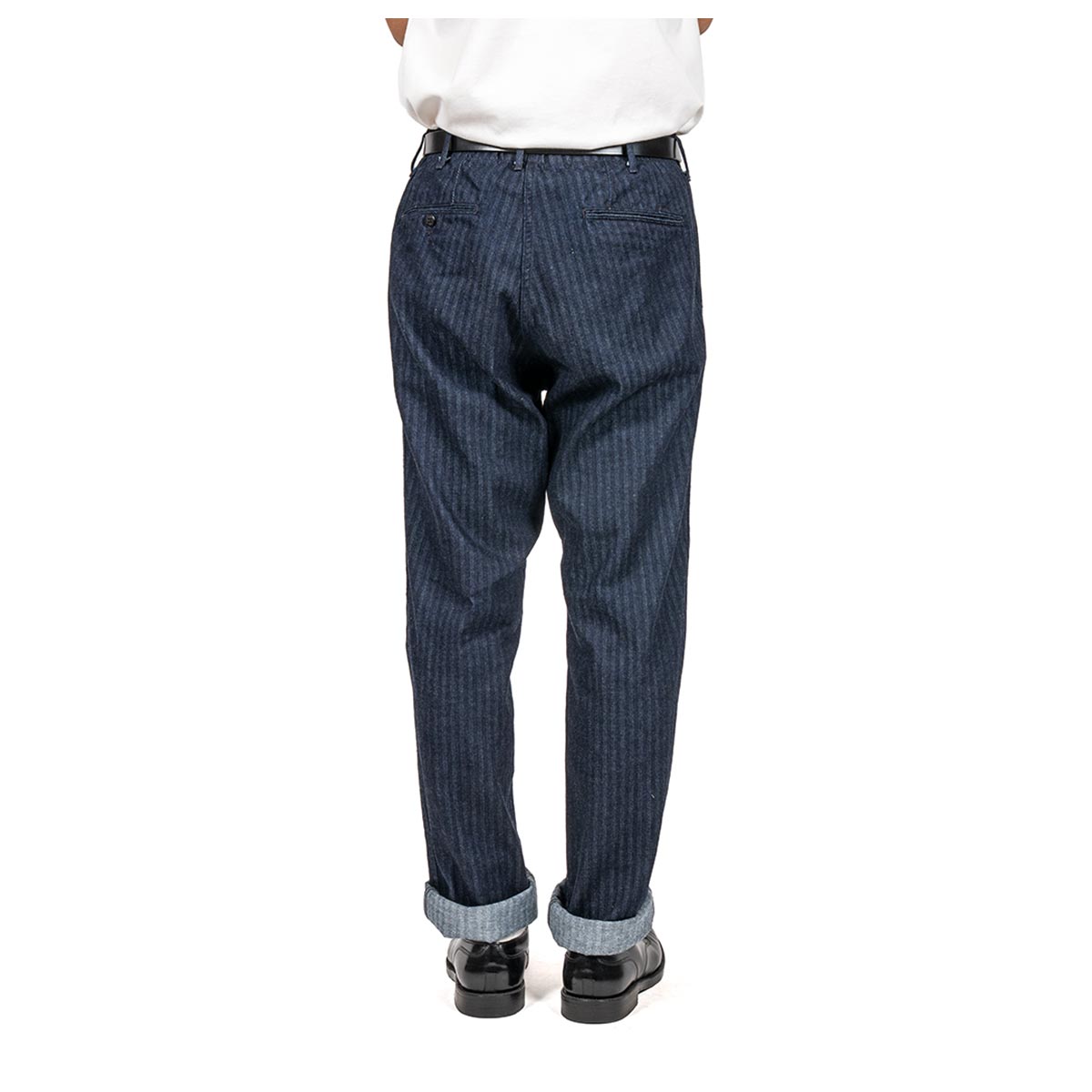 ワーカーズ WORKERS インディゴヘリンボーンオフィサー トラウザー