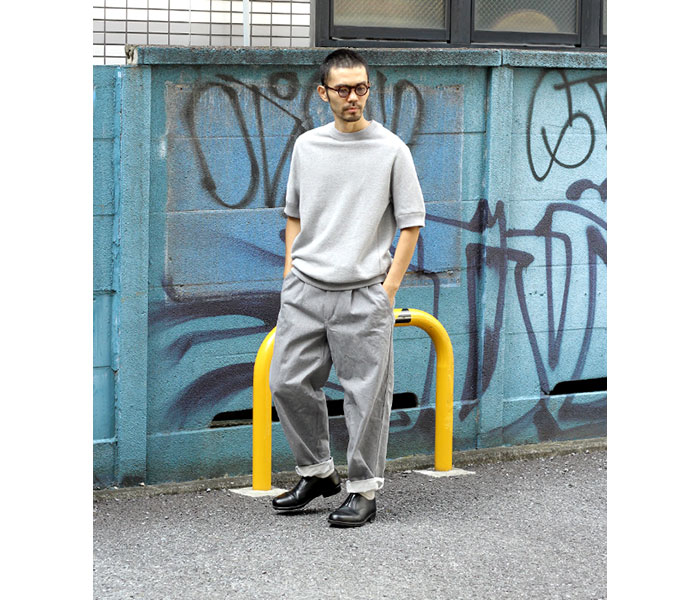 Scye SCYE BASICS サイベーシックス 吊り編み 半袖 スウェット