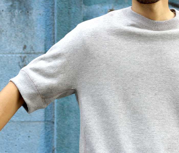 SCYE BASICS サイベーシックス 吊り編み 半袖 スウェット Loopback Cotton-Jersey Sweatshirt  (5122-21730)