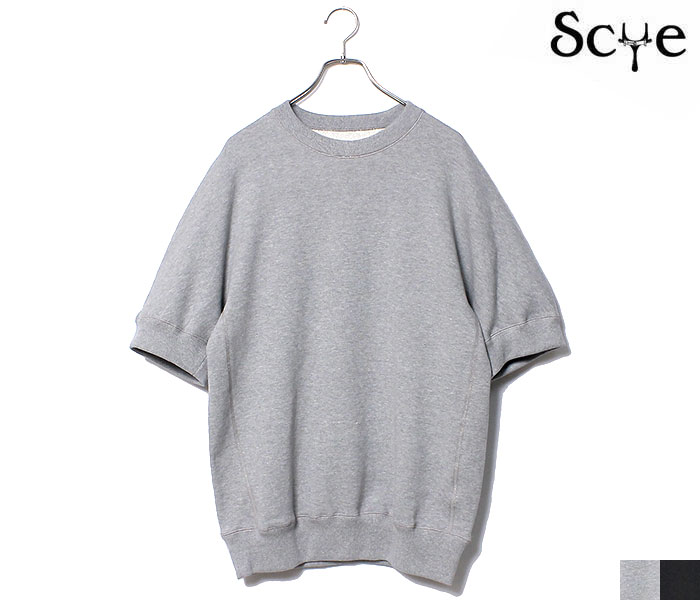 SCYE BASICS スウェット 吊り編み グレー 40 サイ ベーシック
