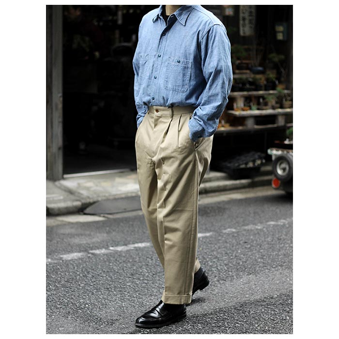 SCYE San Joaquin Chino Trousers サイベーシック Scye SCYE BASICS サイベーシックス San Joaquin Cotton Chino 2
