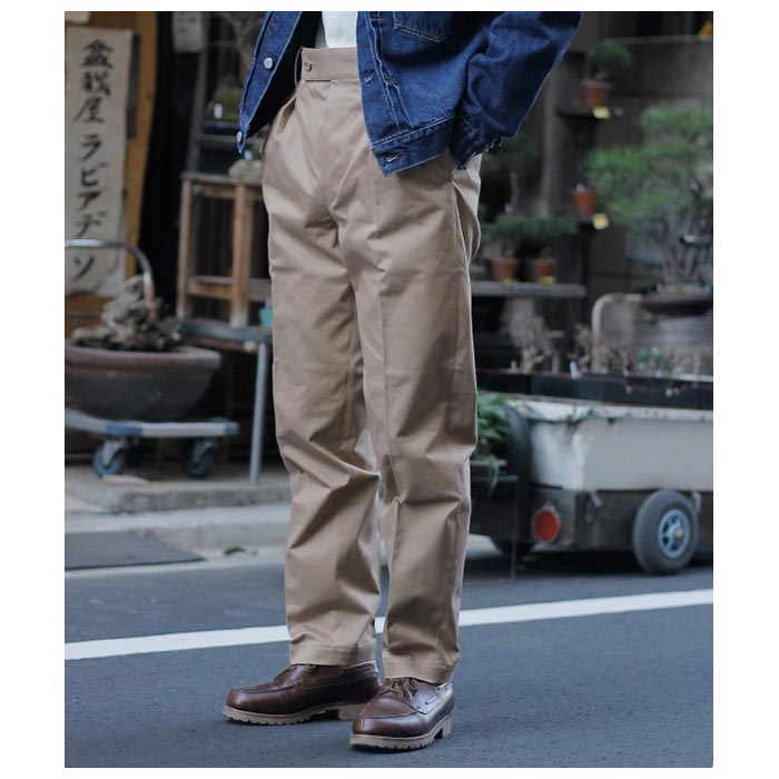 Scye（サイ） サンホアキン コットン プリーツ チノ San Joaquin