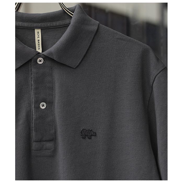 Scye basics ポロシャツ SCYE BASICS × Mountain Research＞ Animal Polo/ポロシャツ