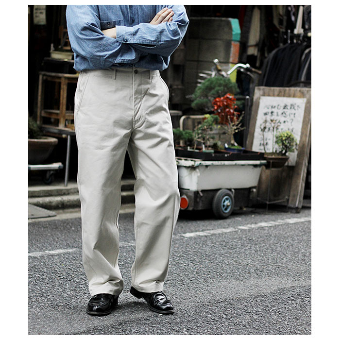 SCYE BASICS サイベーシックス San Joaquin Cotton Chino 41Khaki