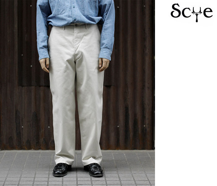 SCYE BASICS サイベーシックス San Joaquin Cotton Chino Khaki