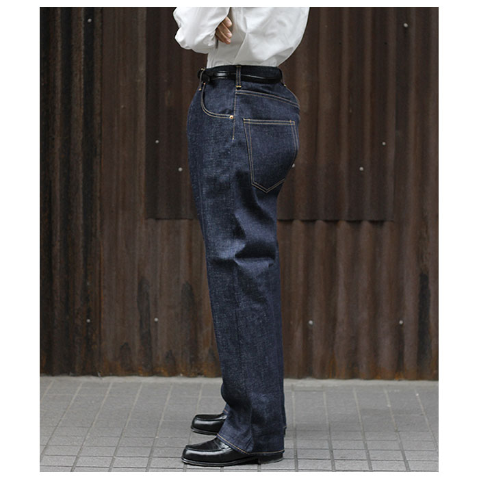 Scye SCYE BASICS サイベーシックス Selvedge Denim Wide Leg