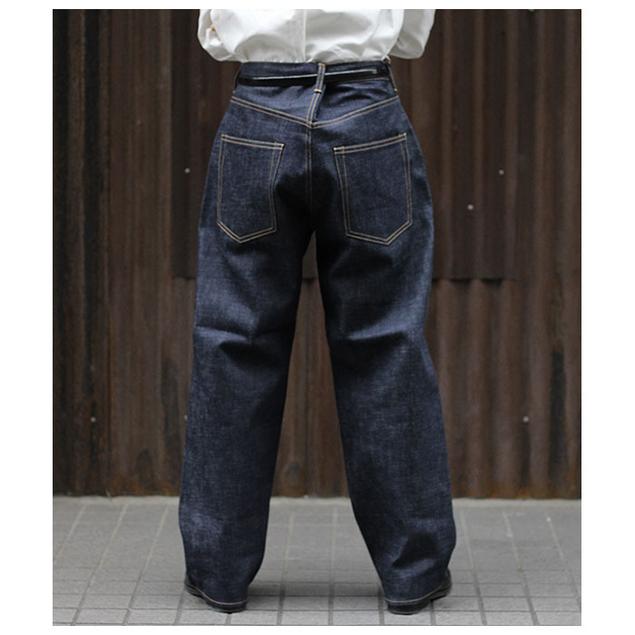 Scye SCYE BASICS サイベーシックス Selvedge Denim Wide Leg
