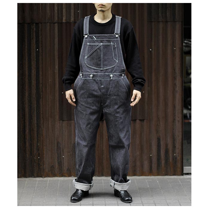 高評価アイテム Scye SCYE BASICS サイベーシックス Lightweight Denim Bib パンツ