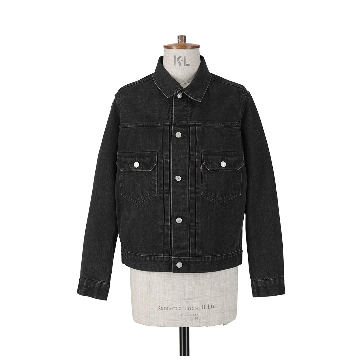 Scye（サイ） セルヴィッチ ブラック デニム ジャケット タイプ2 (5726