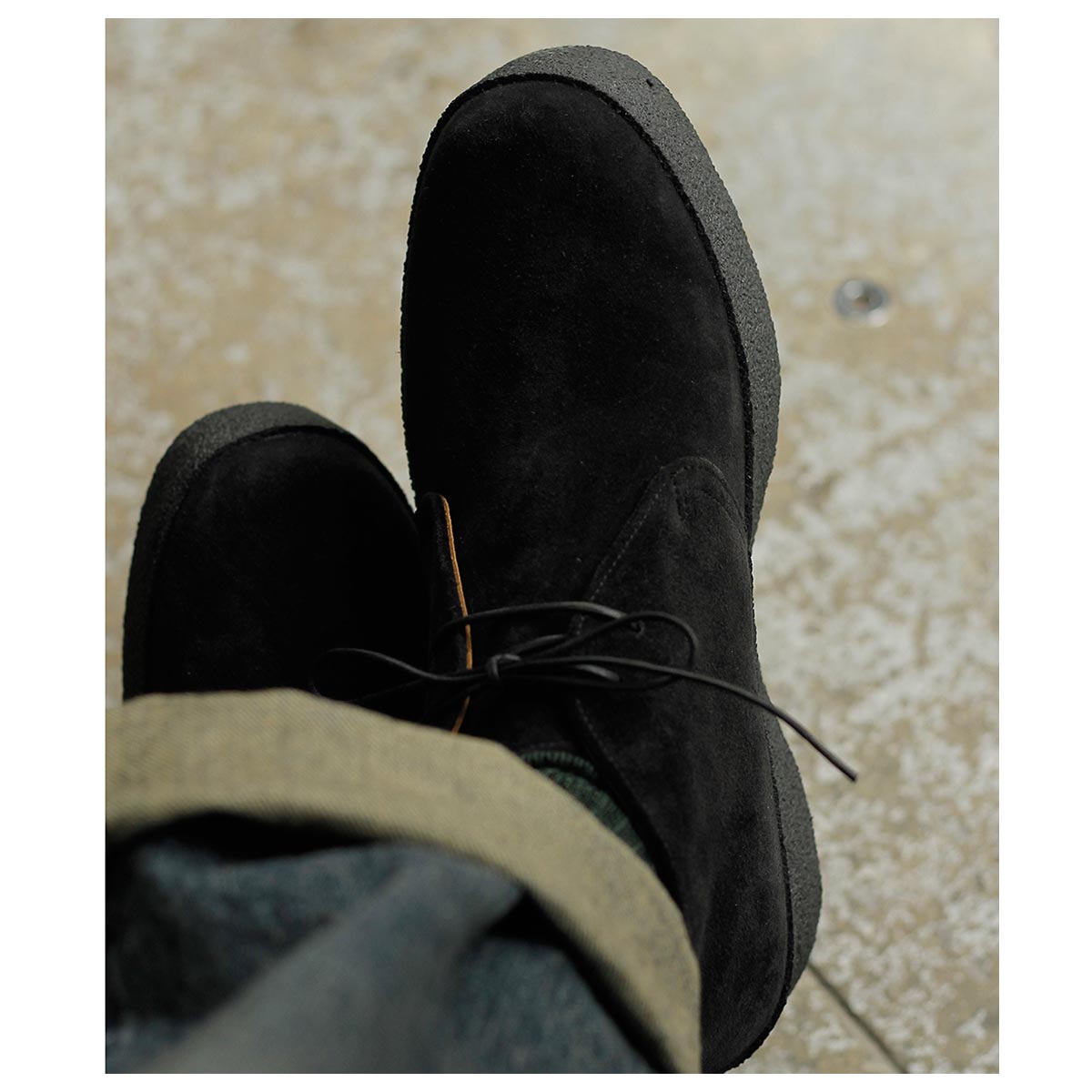 SANDERS サンダース ブリット チャッカ (9877-BLACK) : アンドフェブ