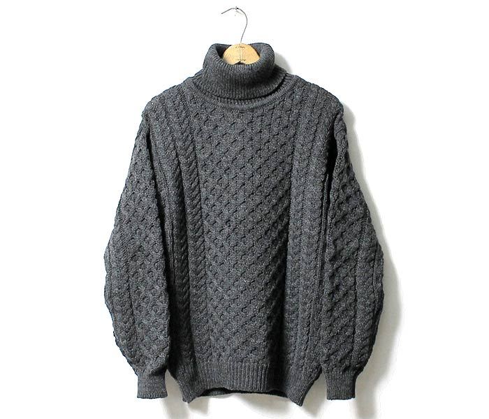 アランクラフト Aran Crafts Ireland ニット タートルネック