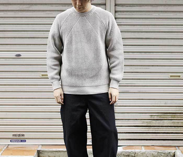 バトナー BATONER コットン シグネチャー クルーネック ニット セーター COTTON SIGNATURE CREW NECK (BN-22SM-001)の通販ページ  -- アンドフェブストア - andPheb Stor(E) - 通信販売