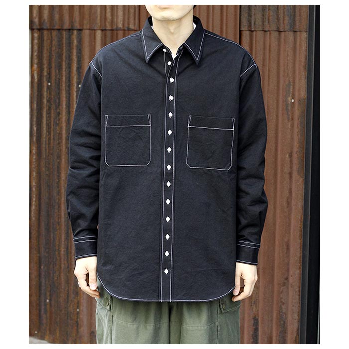 アクシス AXIS コントラスト ステッチ シャツ Contrast Stitch Shirts (CH004-23FW)