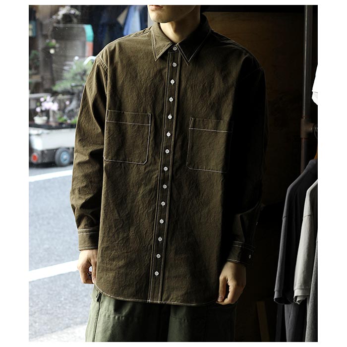 アクシス AXIS コントラスト ステッチ シャツ Contrast Stitch Shirts (CH004-23FW)