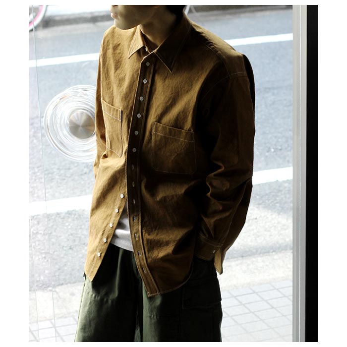 アクシス AXIS コントラスト ステッチ シャツ Contrast Stitch Shirts (CH004-23FW)