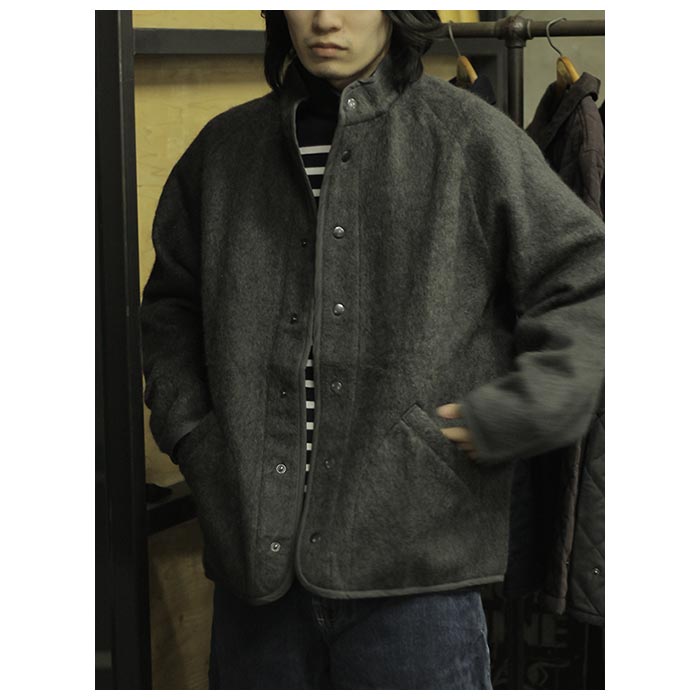 ARPENTEUR アーペントル　コート アーペントル ARPENTEUR ウール モヘアスタンド カラー
