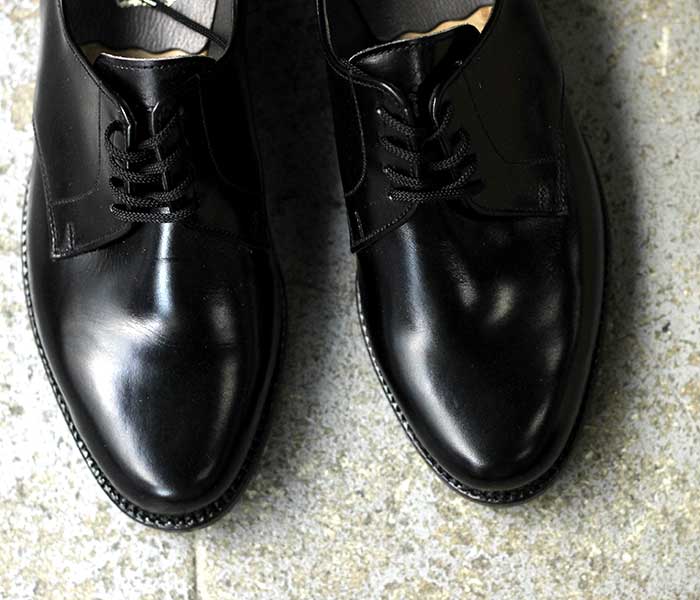 1960s French Army PRATIC Made Military Service Shoes Plain