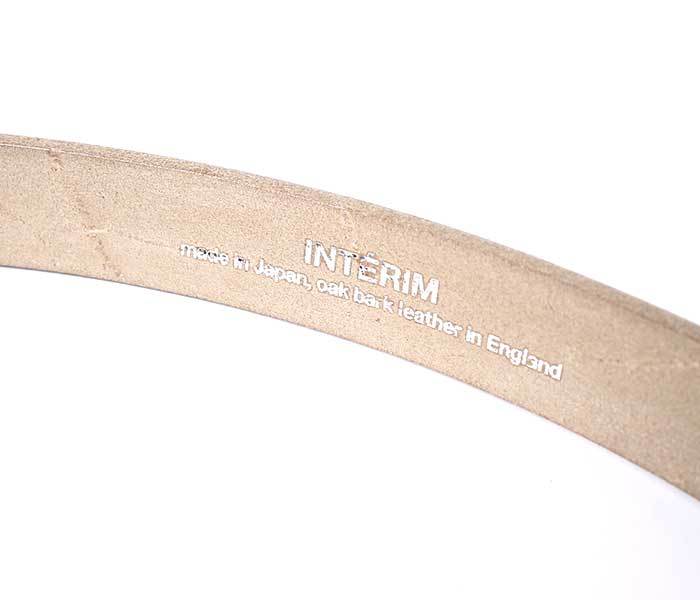 インテリム INTERIM 25mm オークバーク レザー ベルト OAK BARK