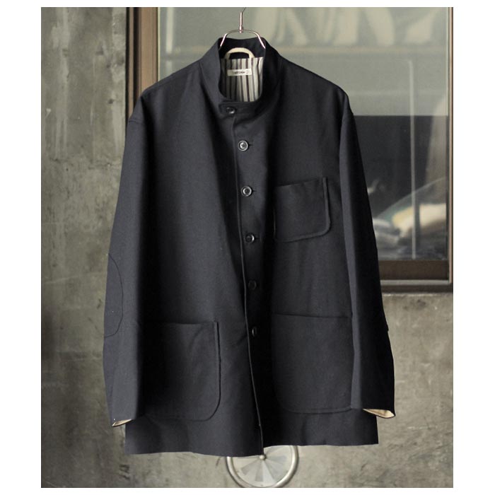 インテリム INTERIM ミリタリー ウールサージ フォレスティエール