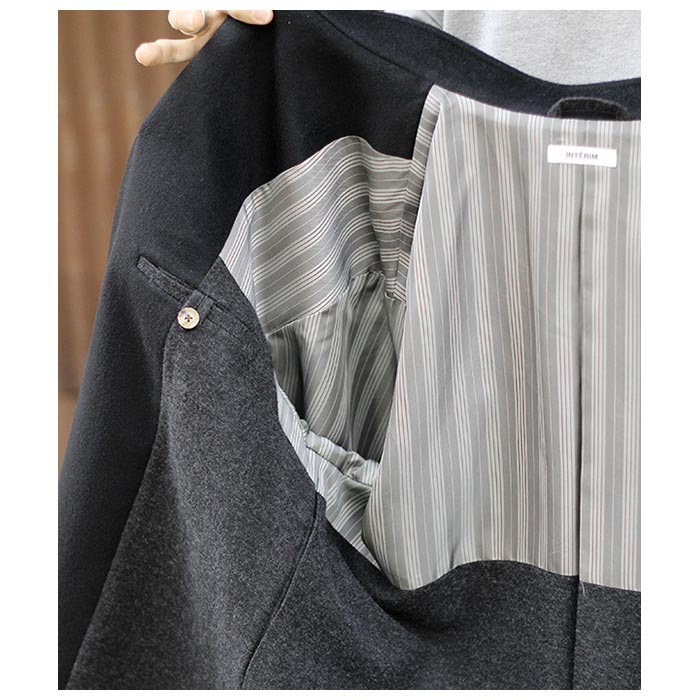 カシミヤ ジャケット Lサイズ SALE】TAGLIATORE（タリアトーレ）カシミアフランネルチェスター