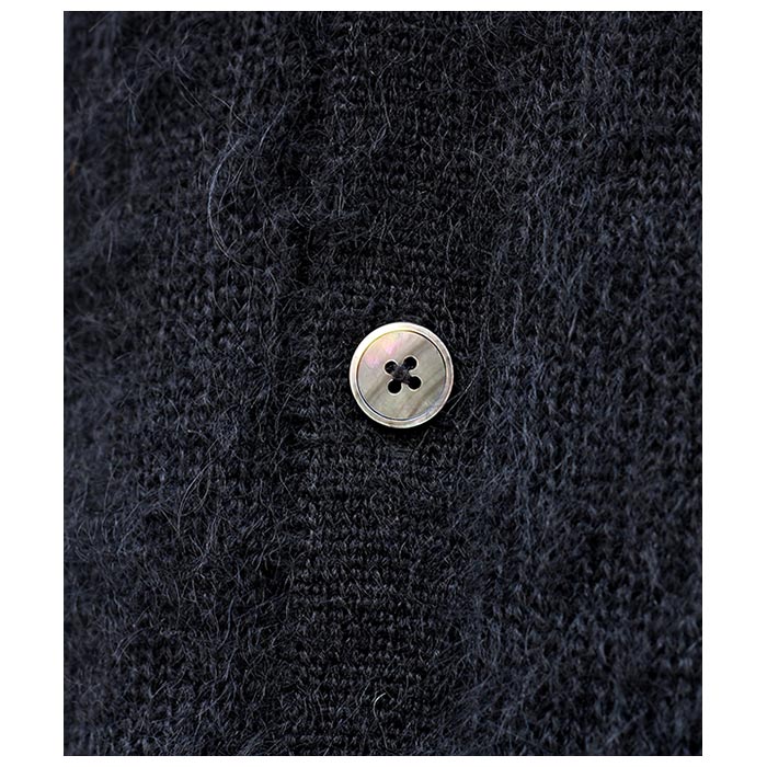 インテリム INTERIM キッドモヘア カーディガン KID MOHAIR CARDIGAN
