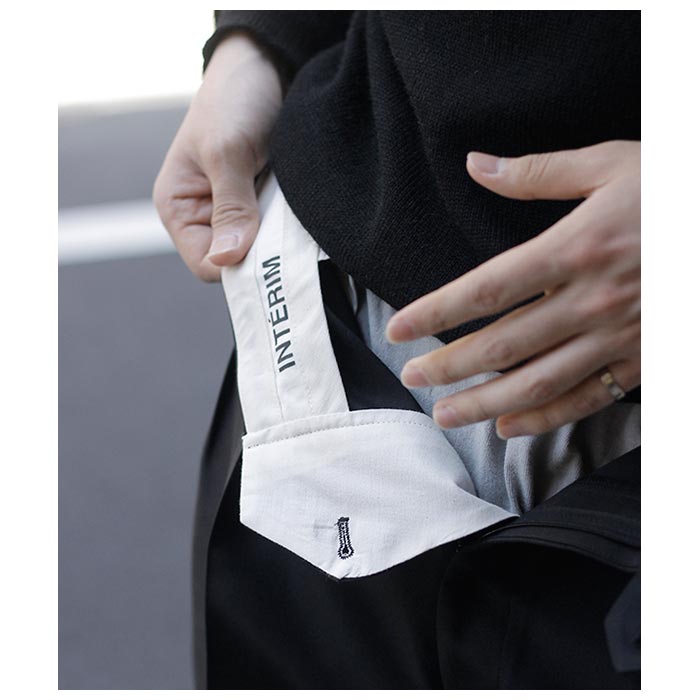 【インテリム】ギザ ギャバジン 2タック ストレート スラックス 5 INTÉRIM/インテリム】GIZA GABARDINE 2-TUCK STRAIGHT SLACKS