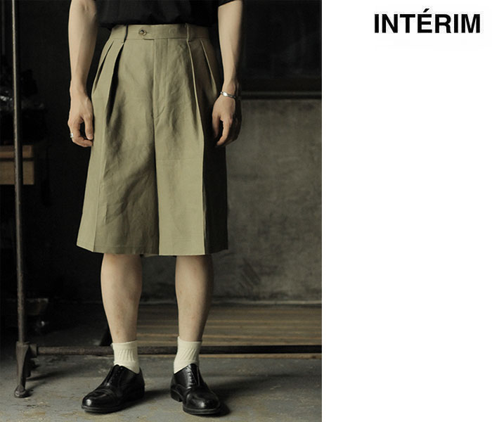 orimi ショーツ　スラックス　25ss ORIMI WRAP SHORT SLACKS – THE ELEPHANT