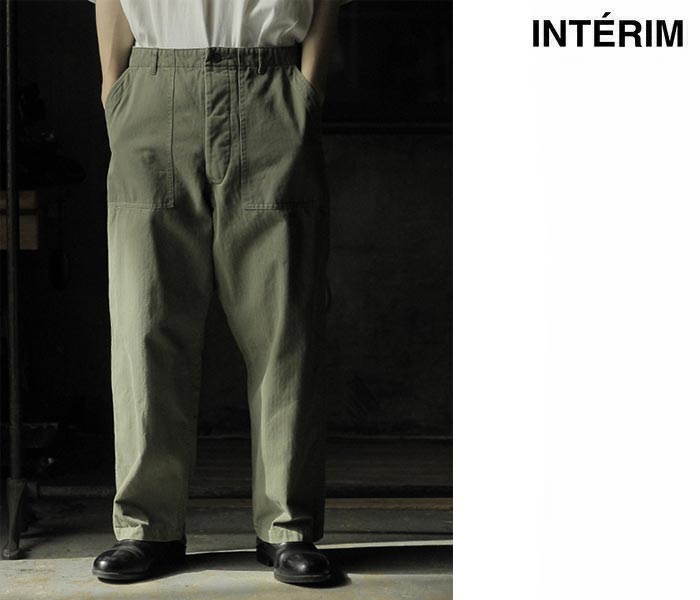 インテリムヘリンボーンパンツ