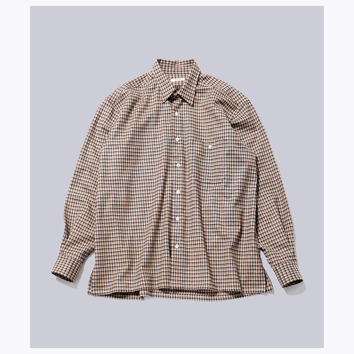 インテリム INTERIM トリコロール チェック ギンガム デッドストック