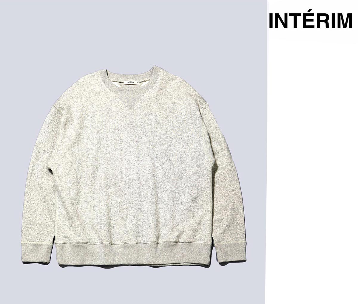 インテリム INTERIM HB 両V-ガゼット ループウィール スウェット 