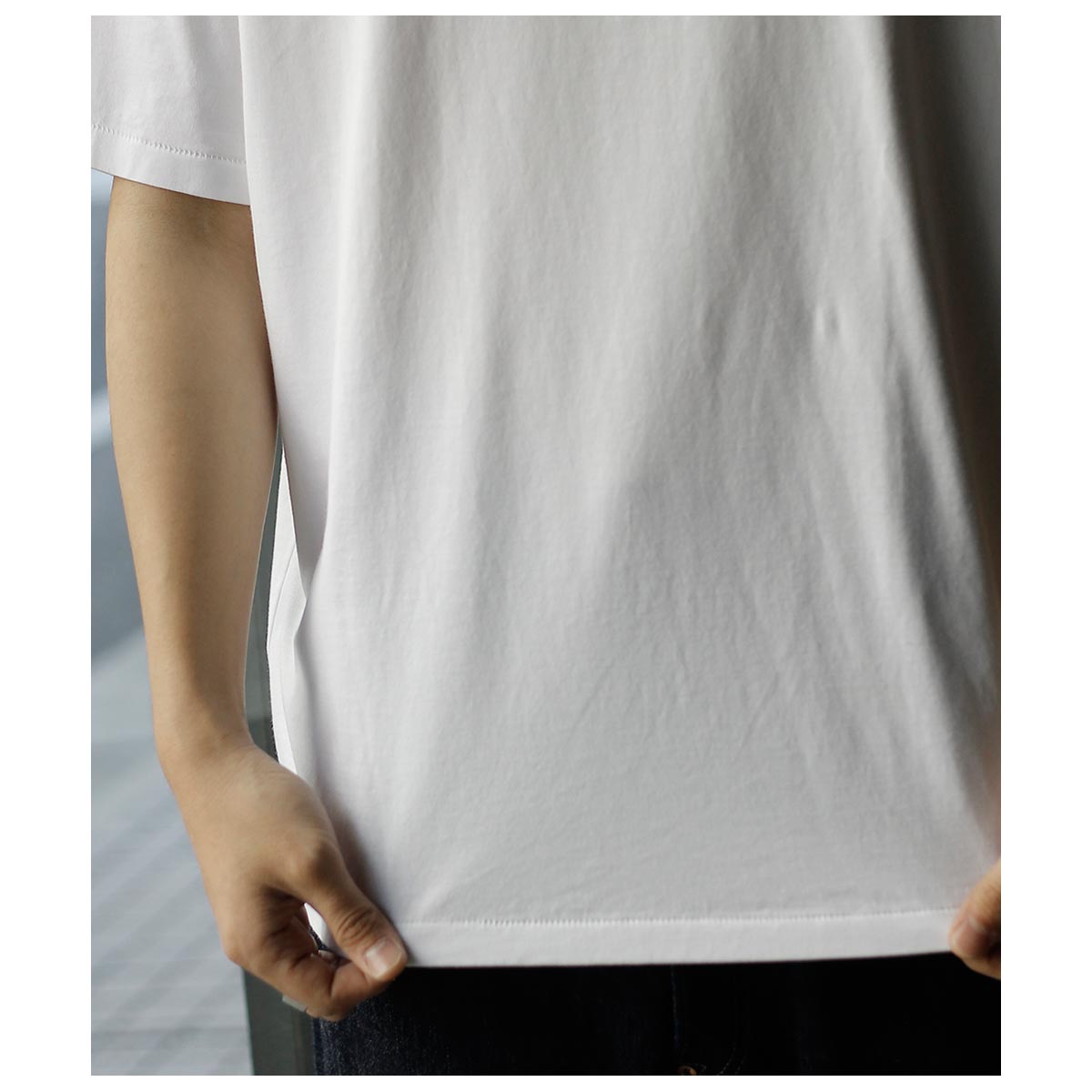 インテリム INTERIM ハイゲージ スビン ジャージー 半袖 Tシャツ 