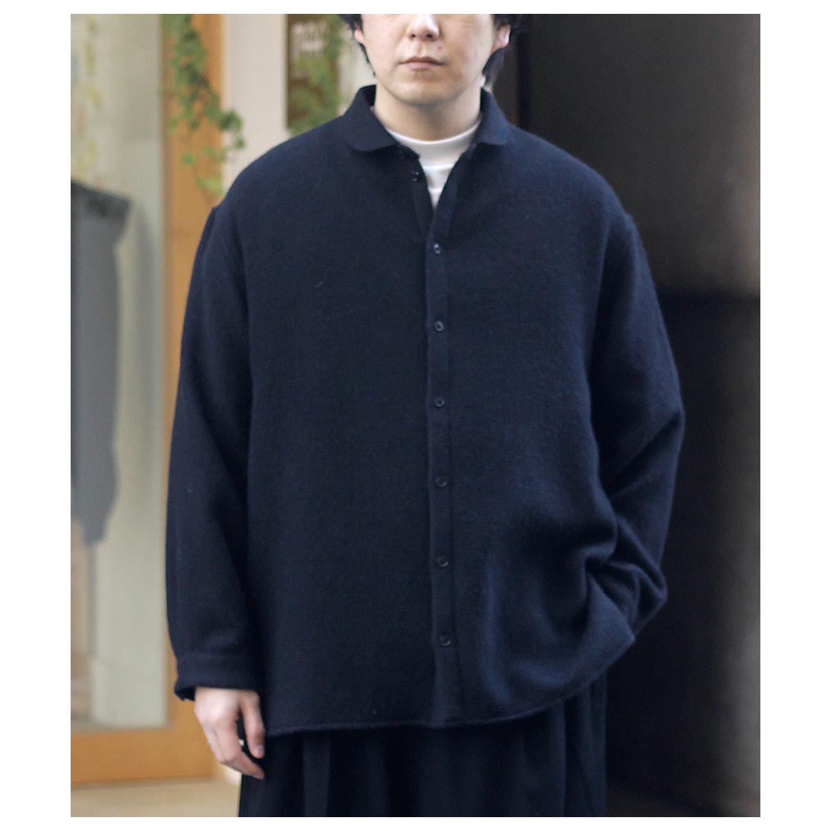 ノノット NONNOTTE アルパカ ドビー ワッフル オーバーサイズド