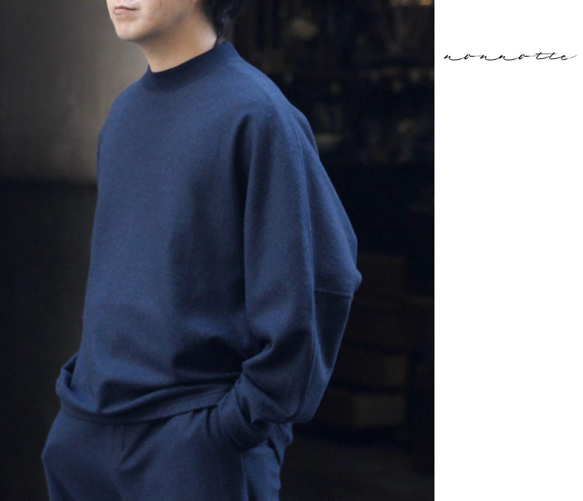 美品 nonnotte ノノット ドレーピング ブルゾン 5 リバーバレイト