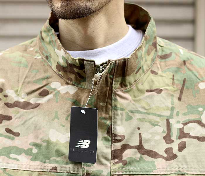 NEW BALANCE BSTN1617 カモフラージュジャケット Basketball Colorblocked Woven Jacket - New Balance