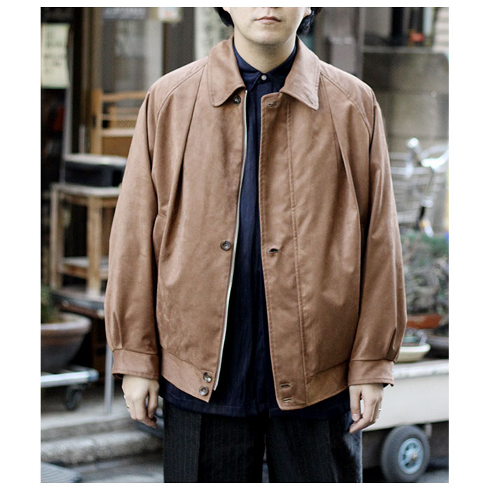 JOBALMAN フェイクスエード ブルゾン ジャケット スウィングトップ JOBALMAN フェイクスエード ブルゾン ジャケット スウィングトップ