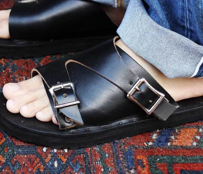 セドナサンダル SEDONA SANDAL レザーサンダル オーク ダブルバックル