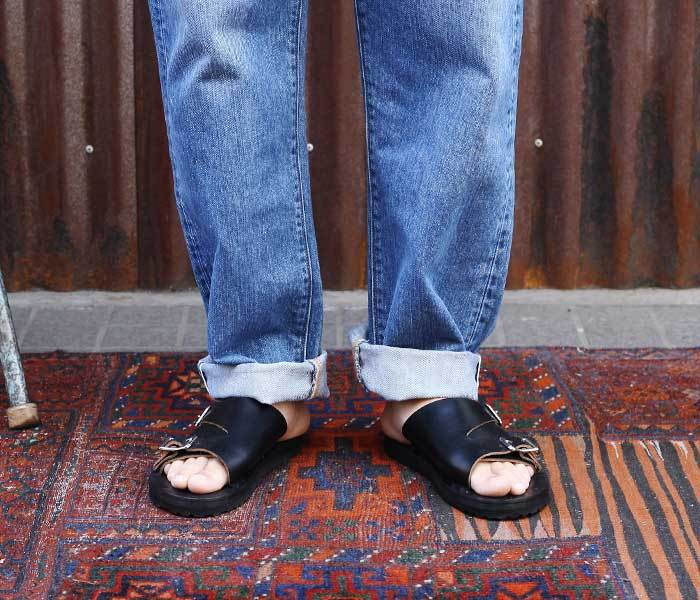 SEDONASANDAL-OAK-BLACK　サイズ8 別注！【SEDONA SANDAL】 OAK 