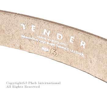 [送料無料]テンダー/TENDER Co. 英国製 ''SPIRAL BLACK''バックルレザーベルト(208-SPIRAL-BELT-BLACK)