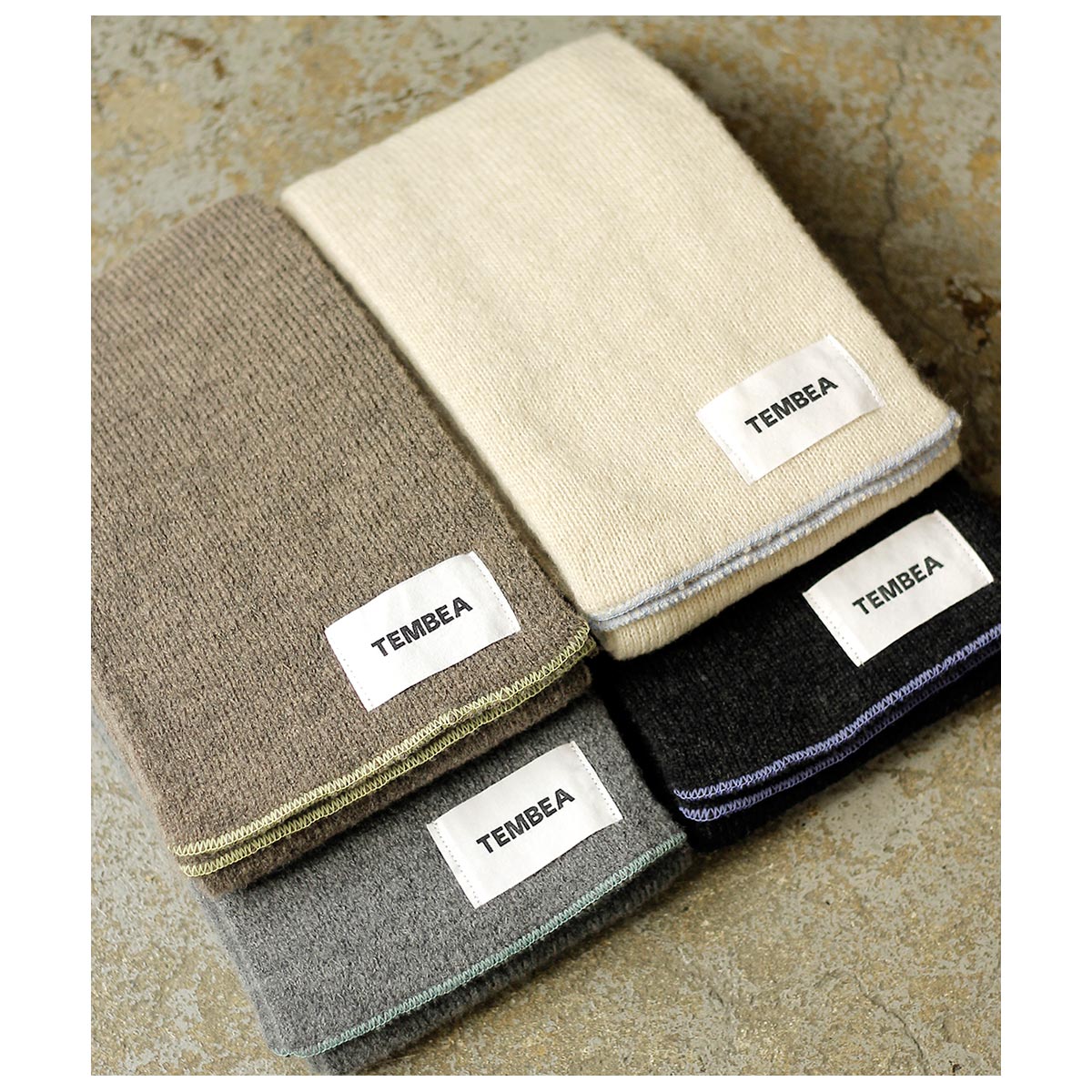 TEMBEA テンベア マフラー MUFFLER (TMB-GNT5-25AW) : アンドフェブ