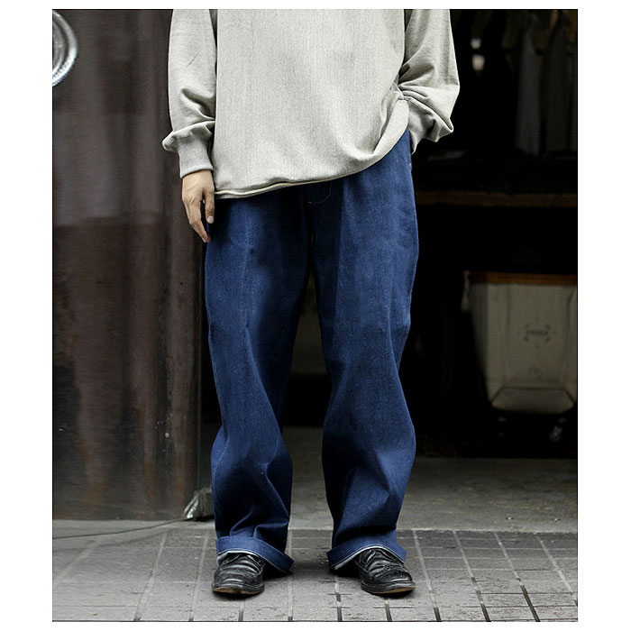 パンツ E.TAUTZ CORE FIELD TROUSERS BLACK イートウツ E.TAUTZ ブラック デニム デニムパンツ CORE DENIM